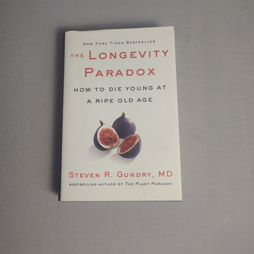 The Longevity Paradox Steven R Gundry MD Hardcover Book‎ Health Wellness Aging